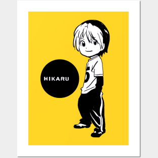 I draw chibi Shindo Hikaru / Hikaru no Go Posters and Art